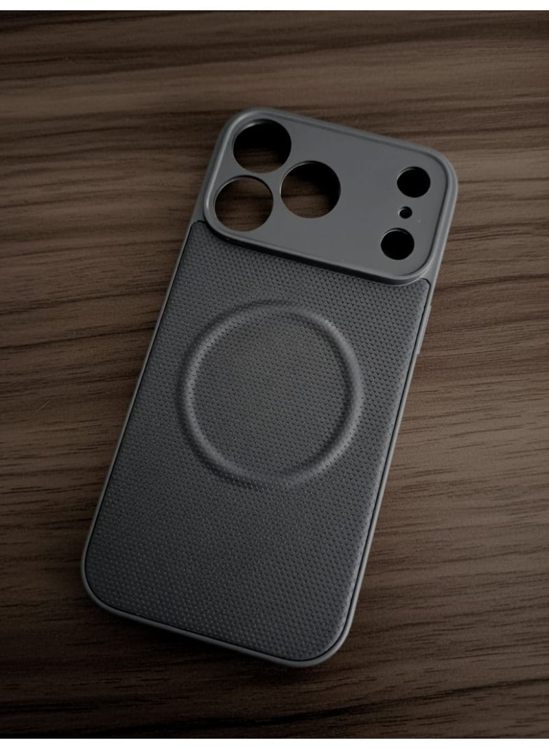 غطاء حماية مغناطيسي لهاتف آيفون 17 برو ماكس، متوافق مع ماج سيف، مقاوم للصدمات والسقوط والخدوش، ويحمي الكاميرا. - Image 4